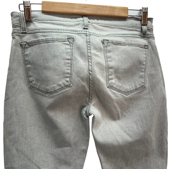 J Brand Grey Skinny Mid Rise Jeans Size 28 - Picture 7 of 9